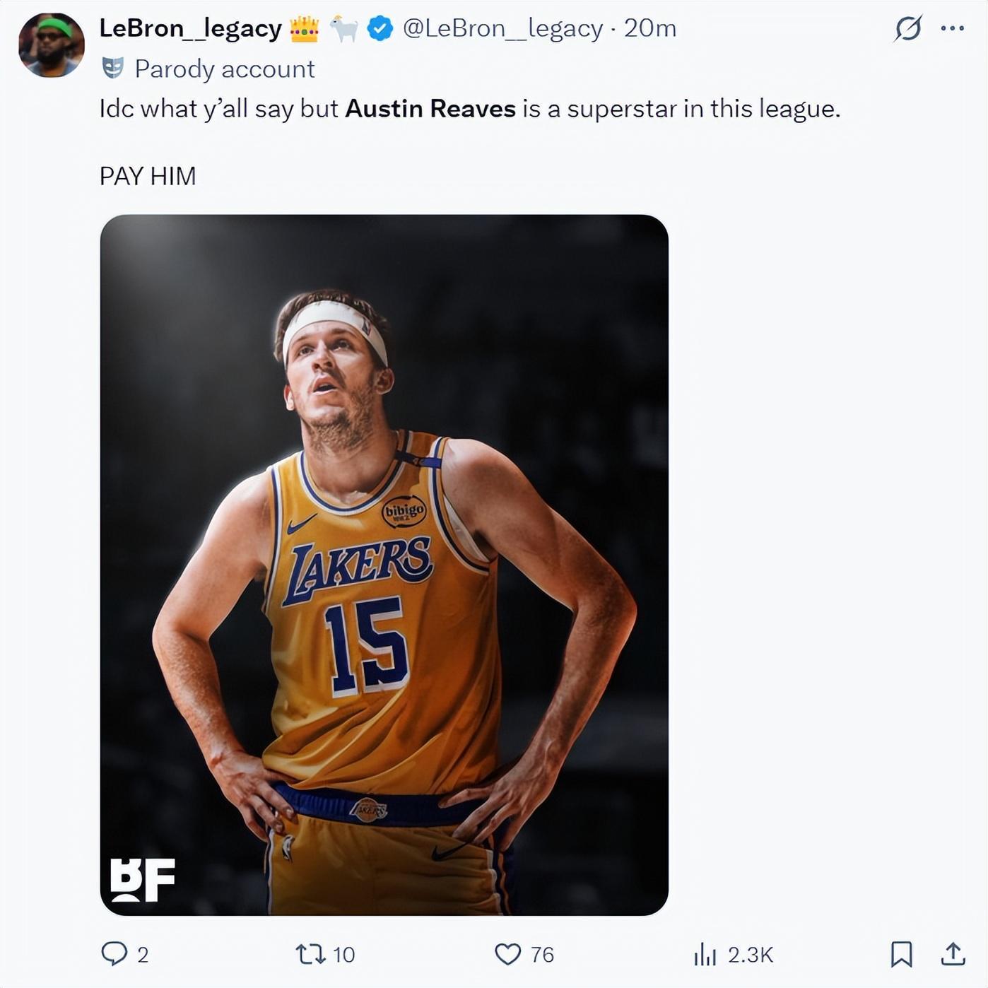 24足球-1分钟8分引逆转!里夫斯25分钟35+6各种高难三分 湖媒:超级巨星